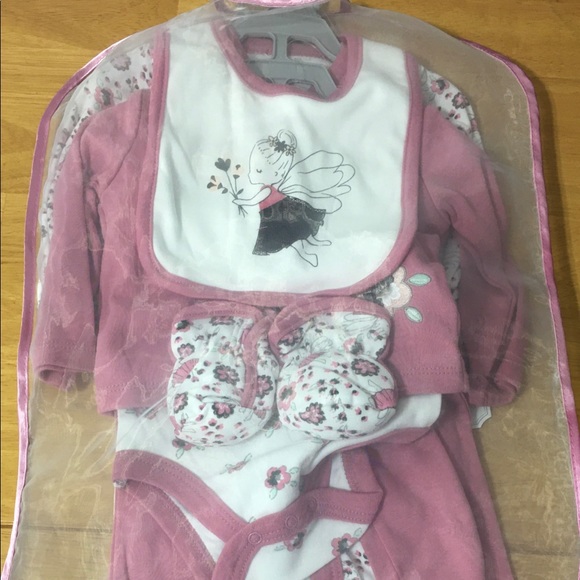 Set Cadeau Bébé Fille 6 Pièces Thème Ballerine - Taille 0-3 Mois - Kyle & Deena - Neuf Avec étiquettes